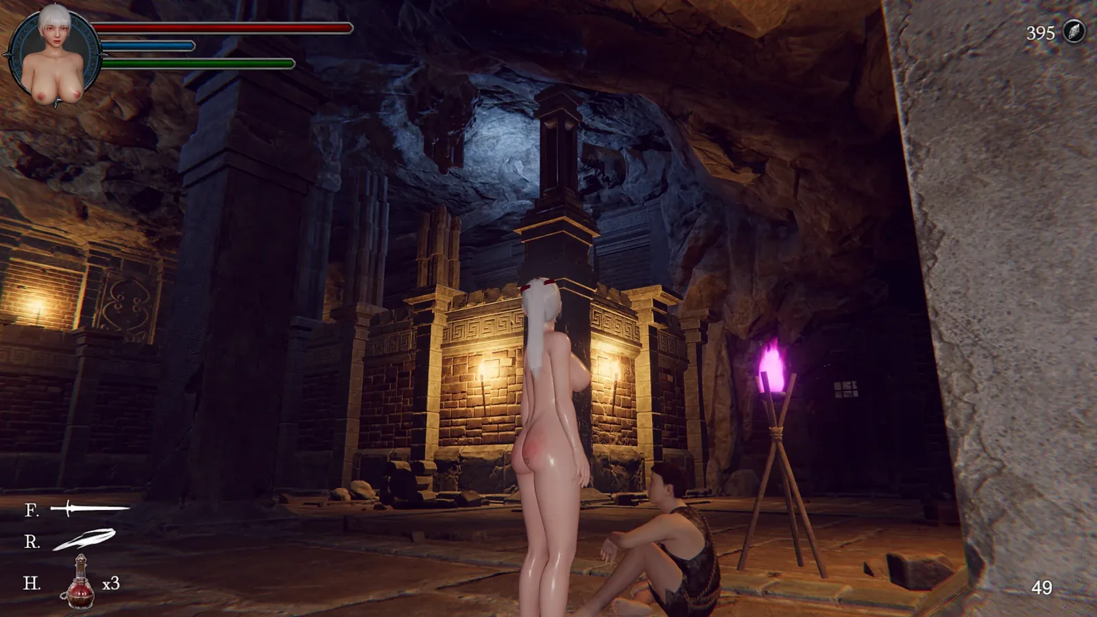 地下城的女骑士来源画面